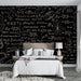 Mathematical Formulas Blackboard Style Wallpaper Mural | Mathematical Formulas - Carving wallpaper