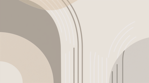 Minimalist Geometric Wallpaper Mural | Modern Abstract Art in Beige & Charcoal | Bedroom & Living Room Feature Wall