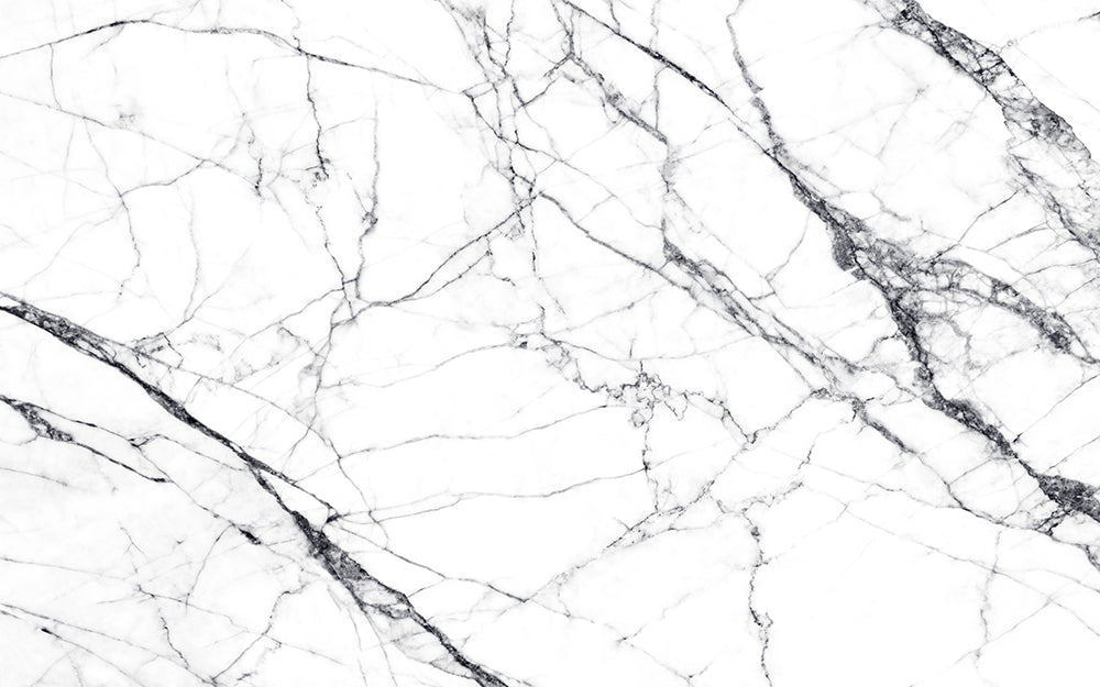 Minimalist marble wallpaper mural | Black and white texture - Carving wallpaper