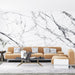Minimalist marble wallpaper mural | Black and white texture - Carving wallpaper