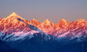 Mountain Sunrise Wallpaper Mural | Cold Rock - Carving wallpaper