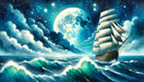 Navigation Starry Sky Wallpaper Mural | Living Room and Bedroom Decorative Wall