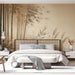 New Chinese style bamboo forest wallpaper mural | Zen inspired decorative wall in study and tea room