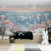 Ocean Wallpaper Mural | Jellyfish, Whales, and Giant Coral - Carving wallpaper
