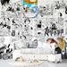 One Piece Anime Wallpaper Mural | Manga Storyboard Pirate Theme | Adventure Kids Room Decor