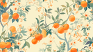 Orange Wallpaper Mural | Orange Tree Harvest - Carving wallpaper