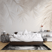Palm leaf wallpaper brown monochrome - Carving wallpaper