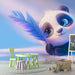 Panda Wallpaper Mural | Children's Room Decorative Wall - soft cute panda dream nursery décor with healing vibe in kids' playroom