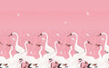 Powder Crane and dragonfly wallpaper mural | fresh and soft, warm atmosphere - Carving wallpaper