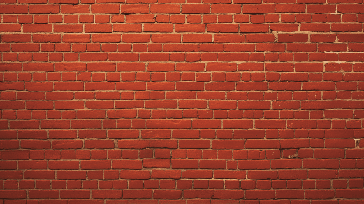 Red brick textured wallpaper mural | Nostalgic style - Carving wallpaper