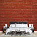 Red brick textured wallpaper mural | Nostalgic style - Carving wallpaper