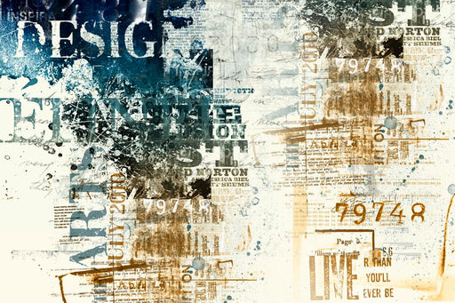 Retro graffiti text mural | mottled text wallpaper - Carving wallpaper
