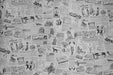 Retro Newspaper Wallpaper Mural | Small and Nostalgic Decorative Wall in Living Room and Bedroom