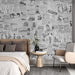 Retro Newspaper Wallpaper Mural | Small and Nostalgic Decorative Wall in Living Room and Bedroom