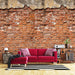 Retro Red Brick Wall Breaking Effect | Wallpaper Mural - Carving wallpaper