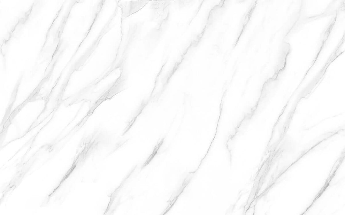 Simple white marble wallpaper mural | Light luxury decoration in living room and bedroom