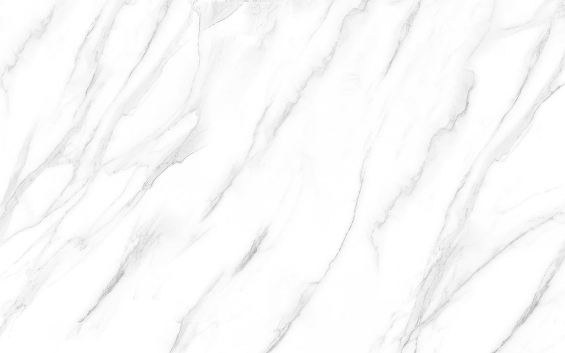 Simple white marble wallpaper mural | Light luxury decoration in living room and bedroom - Carving wallpaper