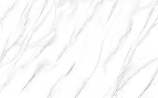 Simple white marble wallpaper mural | Light luxury decoration in living room and bedroom - Carving wallpaper