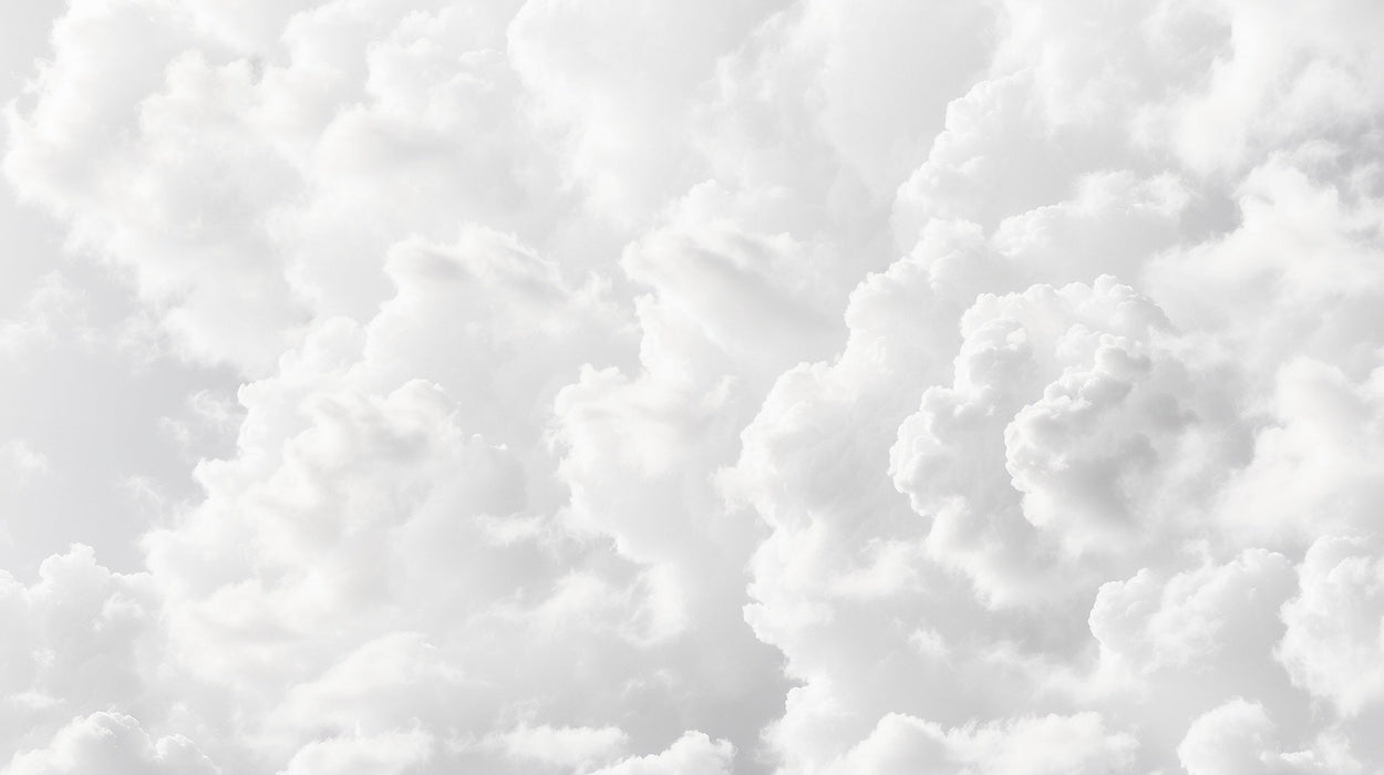 Sky White Cloud Wallpaper Mural | White Clouds - Carving wallpaper