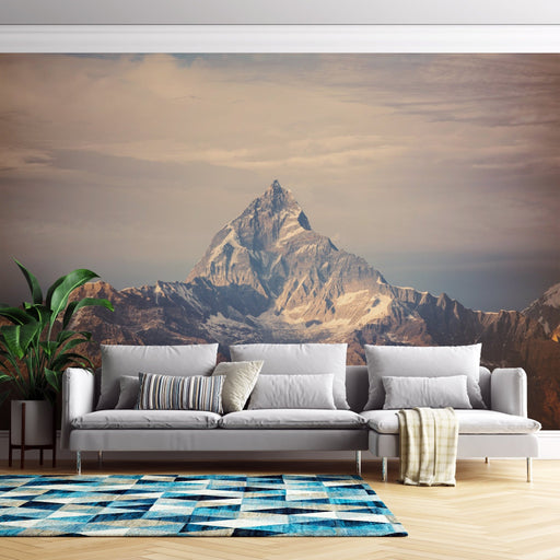 Snowy Mountain Landscape Wallpaper Mural | Magnificent Mountains - Carving wallpaper