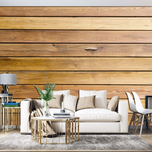 Solid wood splicing wallpaper | Living room bedroom simple and warm decorative wall