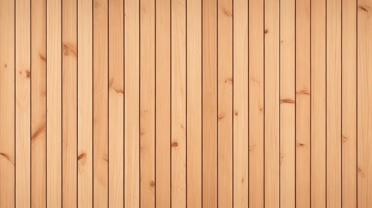 Solid wood texture wallpaper mural | Light brown vertical stripe wood grain - Carving wallpaper