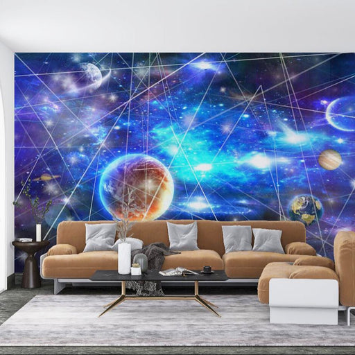Starry Sky Mural Wallpaper | Planet - Carving wallpaper