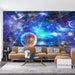 Starry Sky Mural Wallpaper | Planet - Carving wallpaper