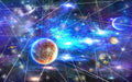 Starry Sky Mural Wallpaper | Planet - Carving wallpaper