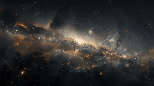 Starry Sky Universe Wallpaper Mural | Galaxy Nebula - Carving wallpaper