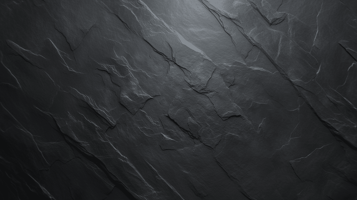 Stone imitation wallpaper mural | Black gray - Carving wallpaper