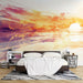 Sunset Sea View Wallpaper Mural – Healing Art for Living Room & Bedroom