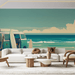 Surfing Wallpaper Beach and Van by the Sea - Carving wallpaper