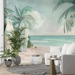 Surfing Wallpaper Drawing Board and Beach - Carving wallpaper