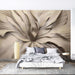 3D relief flower wallpaper mural | Relief art decoration