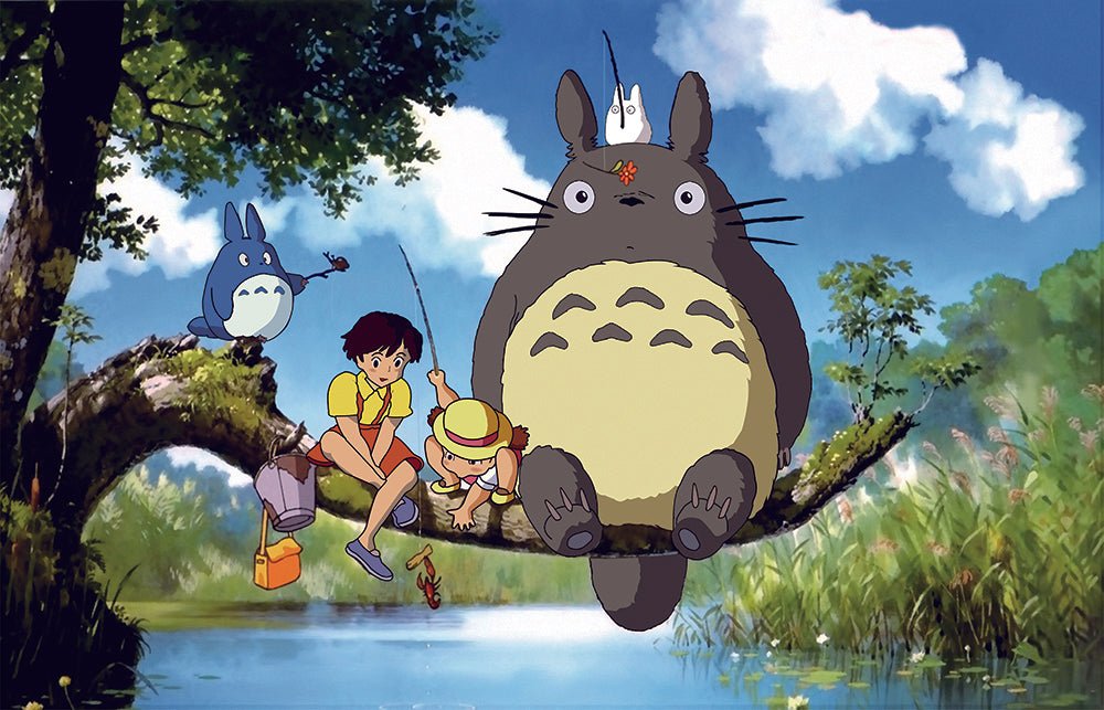 Totoro Anime Theme Wallpaper Mural | Children's Room Fun - Carving wallpaper