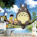 Totoro Anime Theme Wallpaper Mural | Children's Room Fun: Totoro, Mei, and forest friends mural perfect for a healing, imaginative children's room