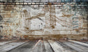 Tower Bridge Mural | Nostalgic Texture Tower Bridge Wallpaper - Carving wallpaper