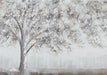 Tree Shadow Oil Painting Wallpaper Mural | Abstract Tree Shadow - Carving wallpaper