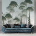 Tree Wallpaper | Green Forest and Design - Carving wallpaper