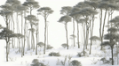 Trees, Wallpaper, Forest in White Sands - Carving wallpaper