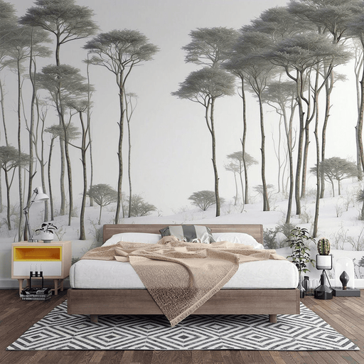Trees, Wallpaper, Forest in White Sands - Carving wallpaper