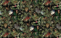 Tropical Jungle Wallpaper Mural | Living Room and Study Art Decoration Wall