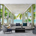 Tropical Seaside Wallpaper Mural | Seaside Column Mural - Carving wallpaper
