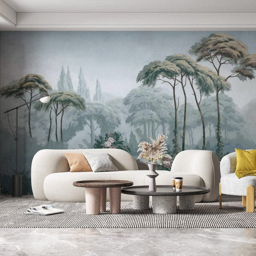 Tropical Tree Wallpaper Mural | Countryside - Carving wallpaper