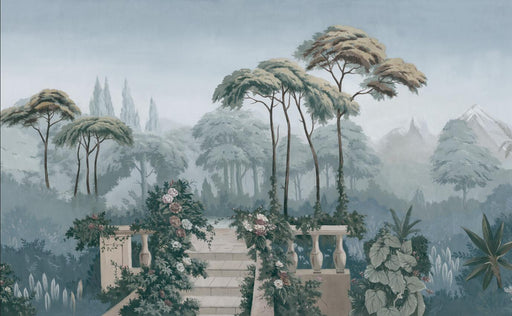 Tropical Tree Wallpaper Mural | Countryside - Carving wallpaper