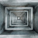 Industrial Tunnel Wallpaper Mural - Raw Concrete Texture: deep tunnel perspective with authentic raw concrete texture, industrial-chic depth illusion
