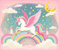 Unicorn Rainbow Wallpaper Mural | Children's Room Bedroom Fairy Tale Decorative Wall