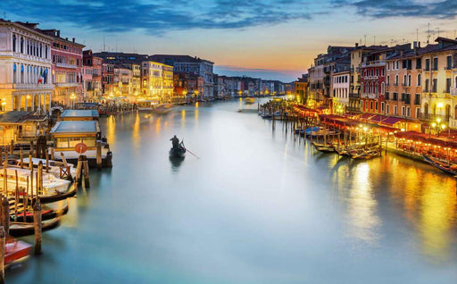 Venetian style mural wallpaper | Water city scenery - Carving wallpaper