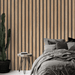 Vertical oak anti slip nail wallpaper mural - Carving wallpaper